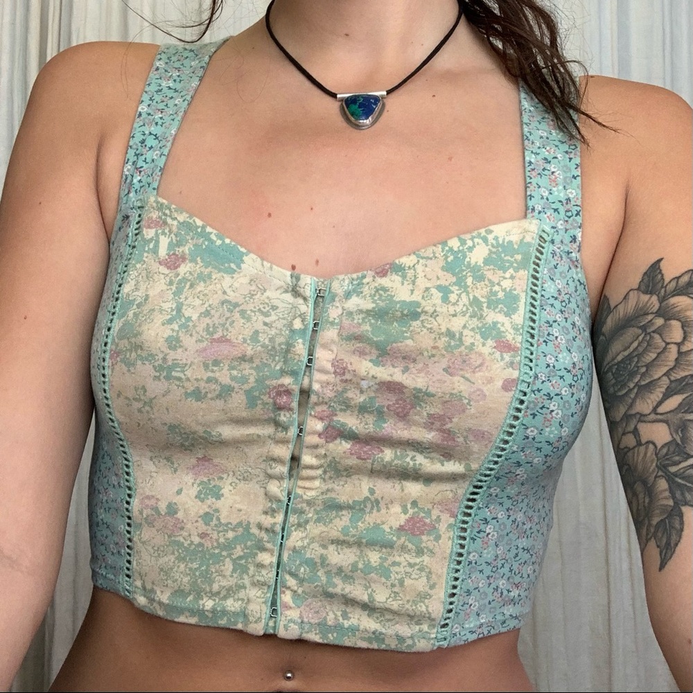 Urban Outfitters floral Crop Top